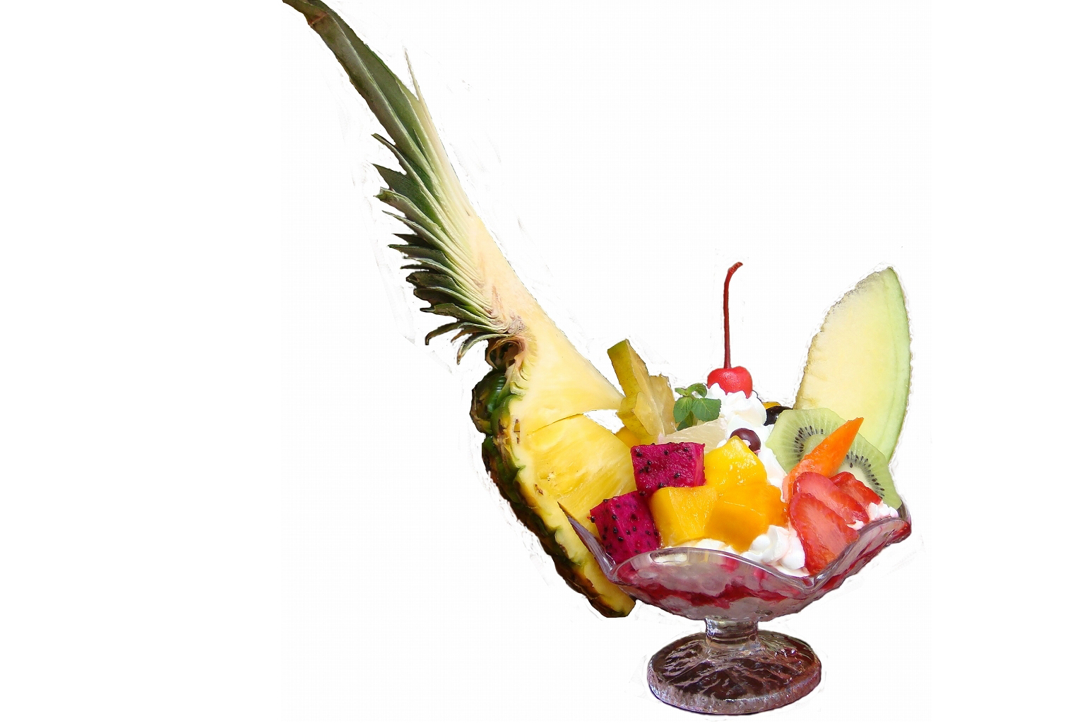 【10％OFF】季節のフルーツパフェ付き！OKINAWAフルーツらんど入園チケットの写真