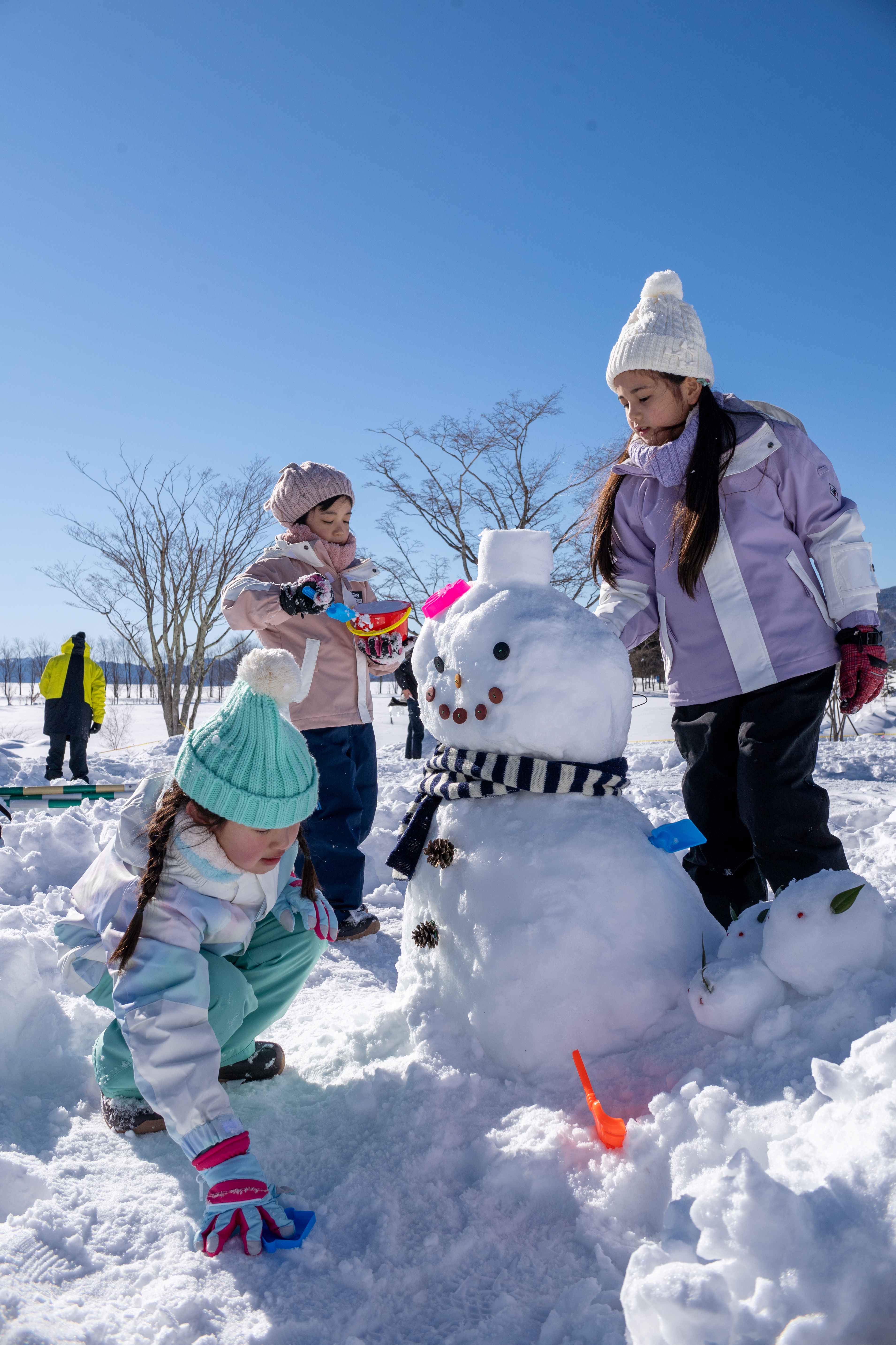 雪だるま作成中
がんばるぞ