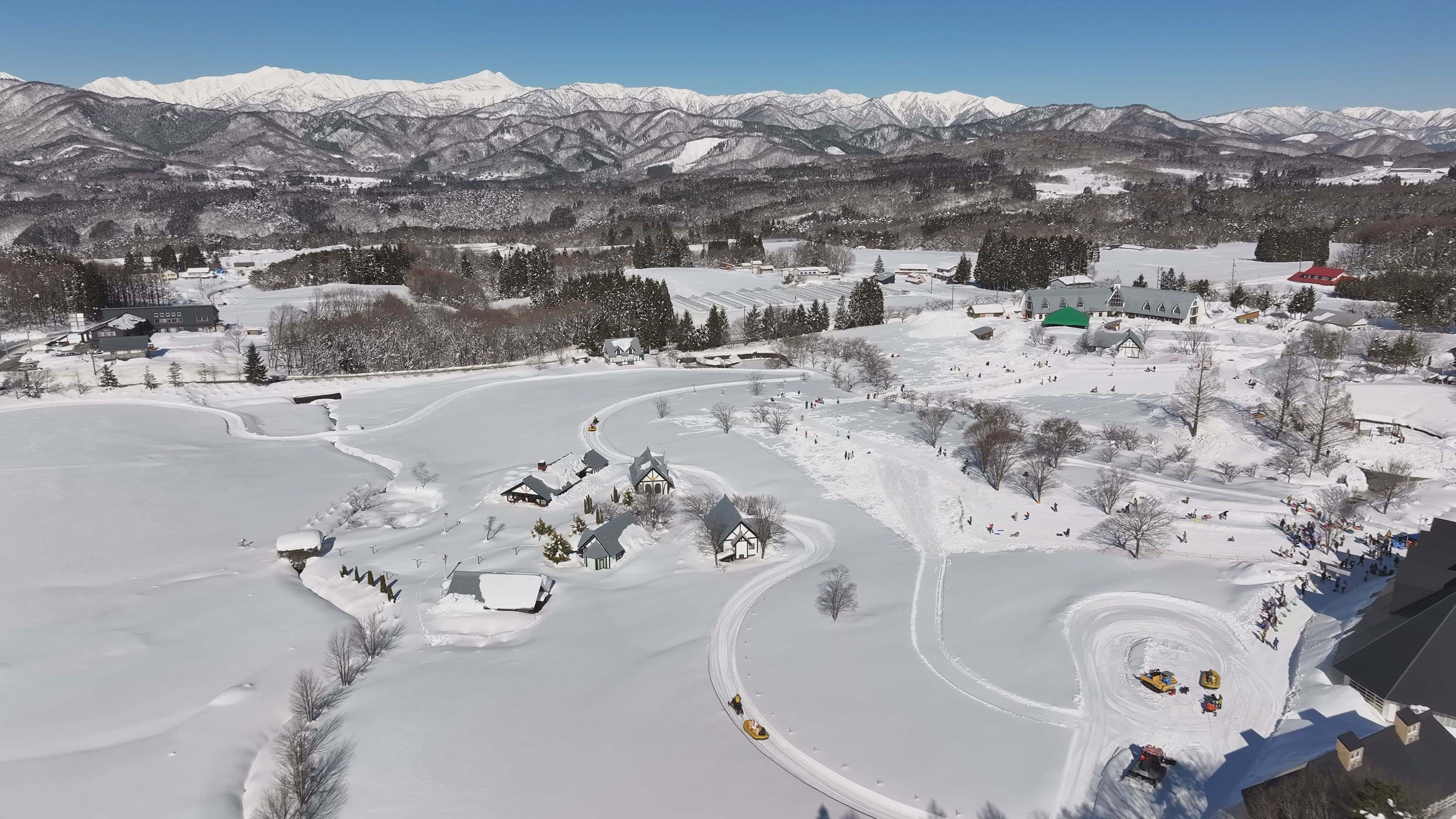 牧歌の里園内全風景
一面の雪景色