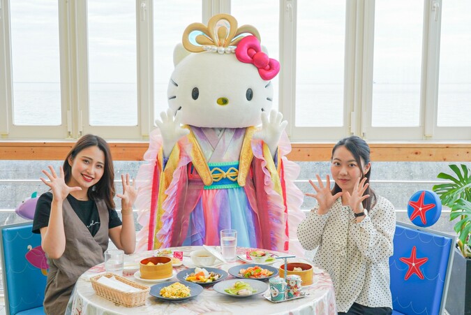 ハローキティに会える！大人気のグリーティング！