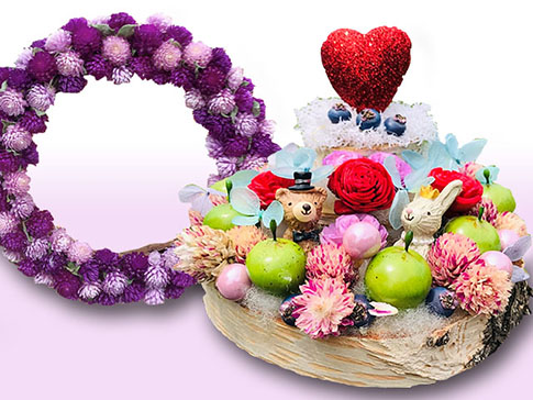 アレンジリース作り体験