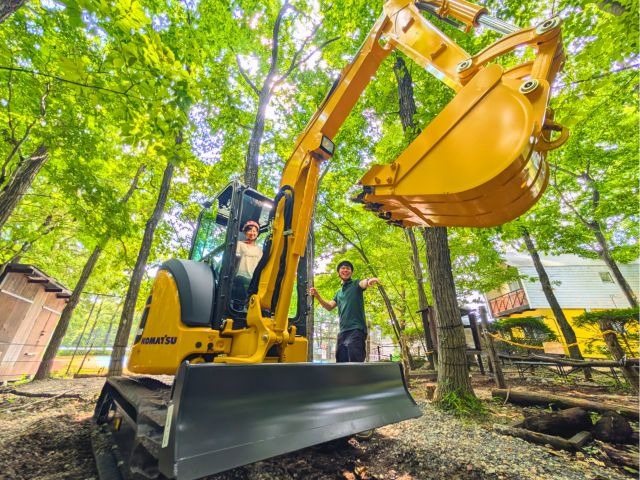 
本物の働く車に乗ろう！10歳から乗れる本格マシン！工事車両と同一型なので大人にも大人気♪
