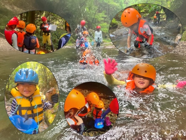 6歳から親子で挑戦する川遊び！真夏の清流探検in飯能_s136の写真