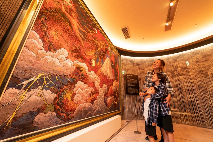 【250円割引】絹谷幸二 天空美術館　前売り電子入館引換券＋天空ソーダ付きの写真