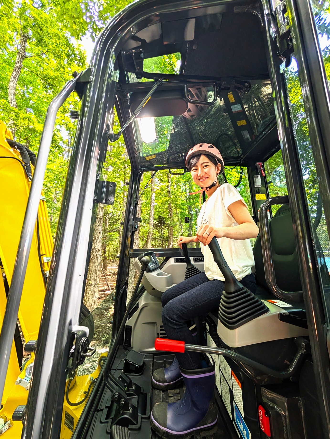 雨の日でも快適に体験できます!