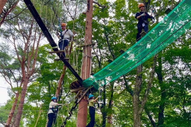 【栃木・那須・アスレチック】樹上のアスレチックで遊ぼう！ノザルコース（8コース・ジップライン付き）の写真