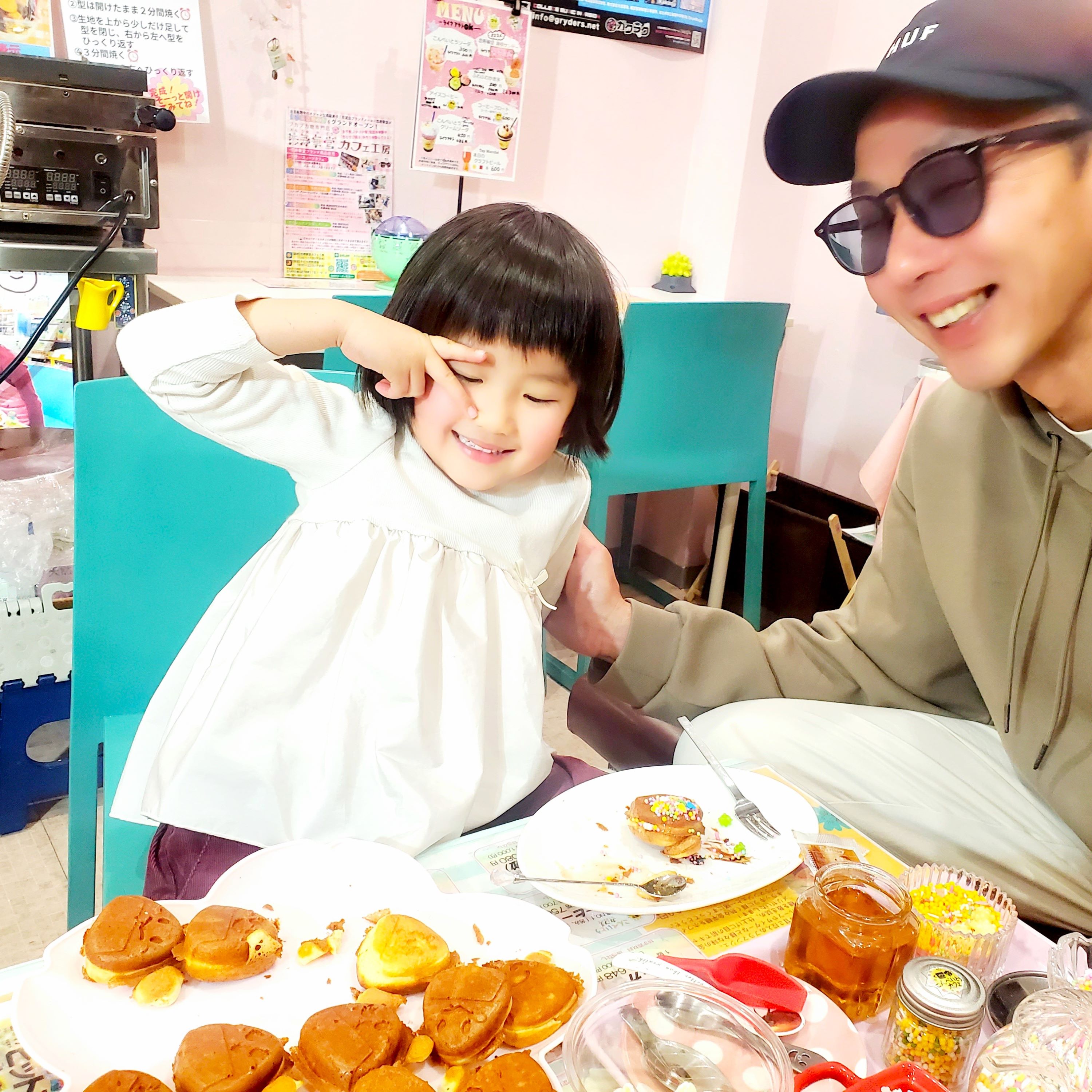 店舗限定☆恋むすび焼き手焼き職人体験【Webチケット限定！選べるクーポン付き】の写真